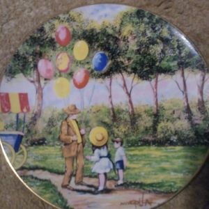 Collectors plate the balloon man